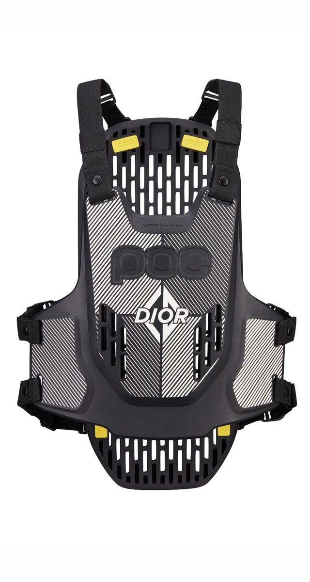 Proteção de peito e costas coleção cápsula CD Diamond Dior e Poc Signatures, €1090, Dior.