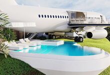Private Jet Villa: dormir num avião de luxo com vista para o mar 