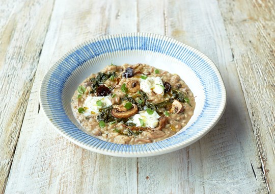 Sopa de abóbora e risotto de cogumelos. Há comfort food no Jamie's Italian