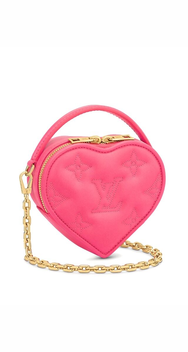 Carteira Pop My Heart em pele pespontada, €1600, Louis Vuitton.