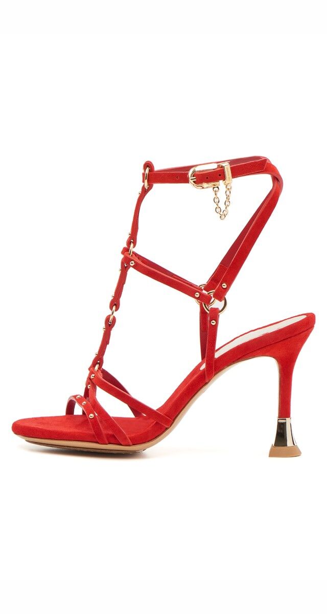 Sandálias Hestia em camurça, €408, Luis Onofre.