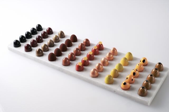 A coleção de chocolates de São Valentim do Ritz Four Seasons Lisboa conta com sabores tradicionais, mas também com outros mais irreverentes.