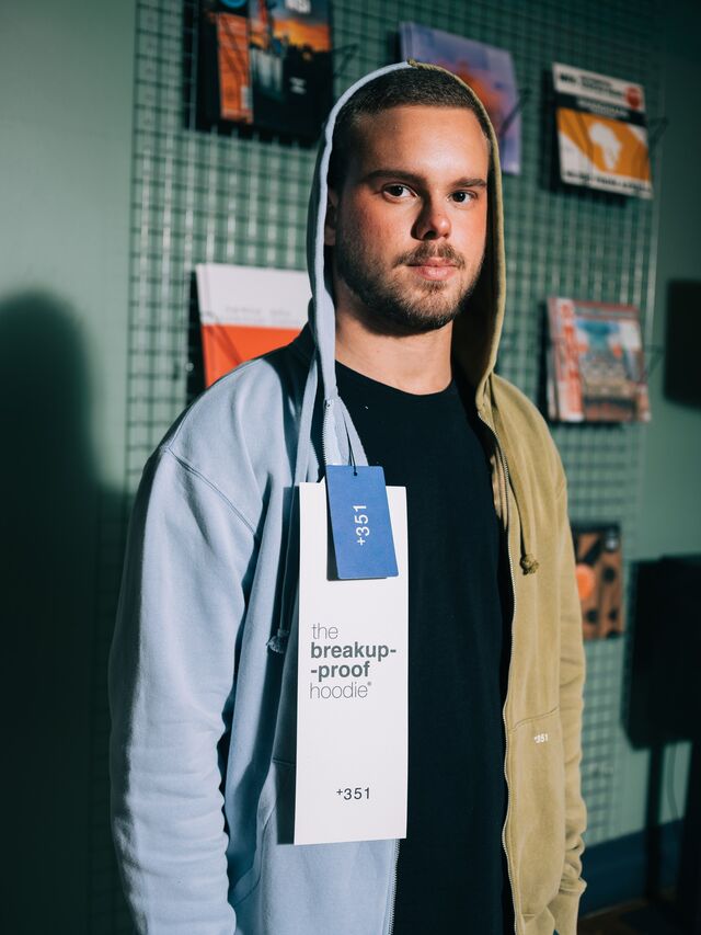 "The Breakup-Proof Hoodie".