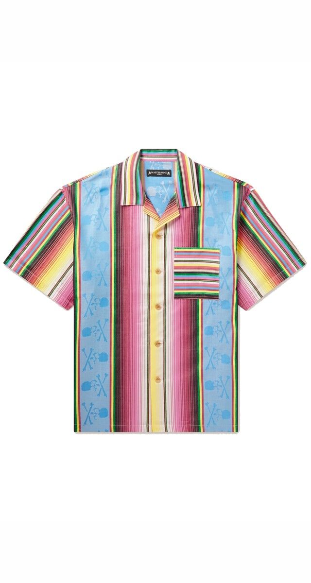 Camisa em jacquard de algodão estampado, €1085, Mastermind World.