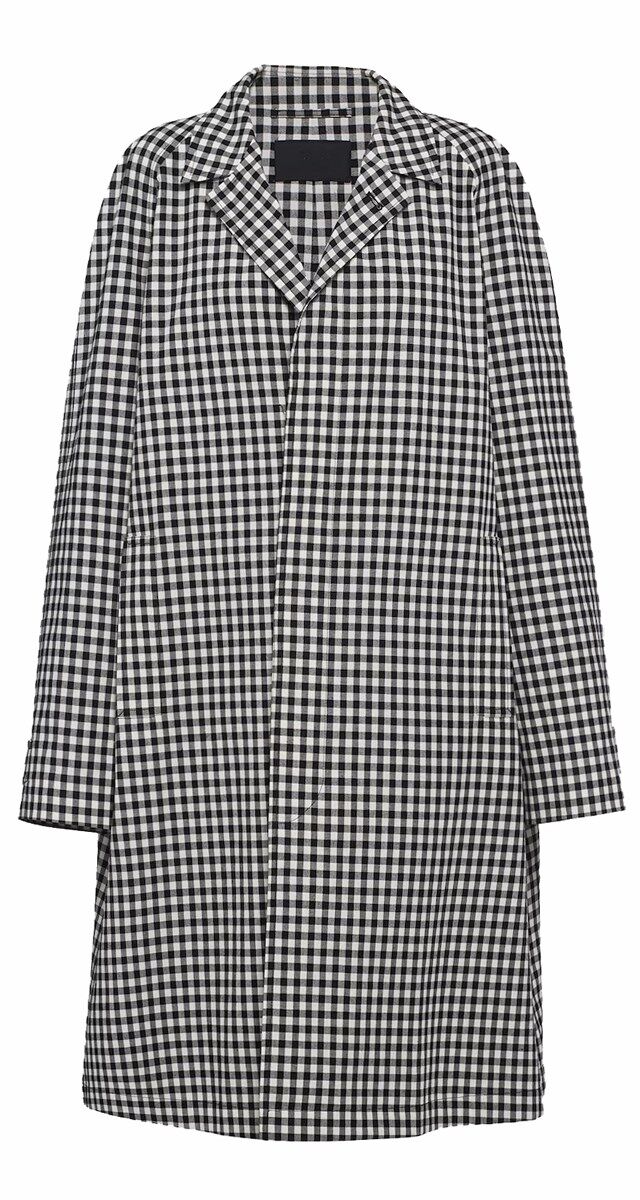 Gabardine em algodão estampado, €2750, Prada.