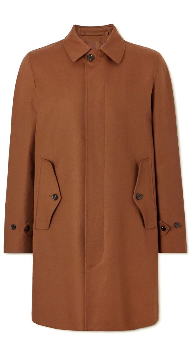 Gabardine em algodão, €2250, Burberry.