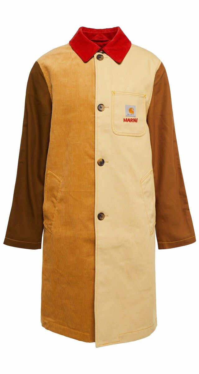 Gabardine em algodão, €690, Marni x Carhartt.