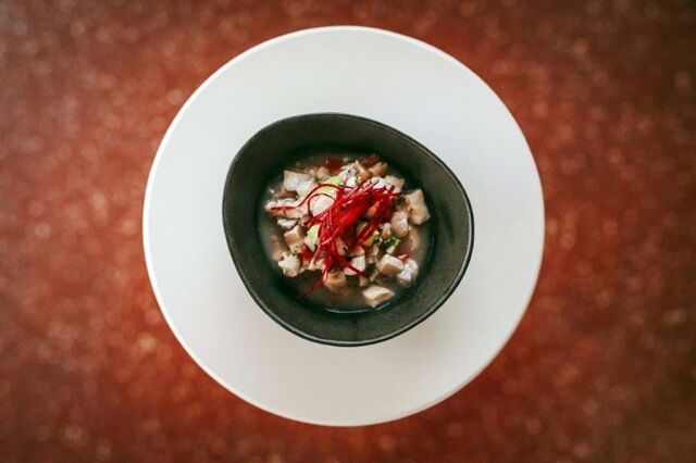 Ceviche de pescado.