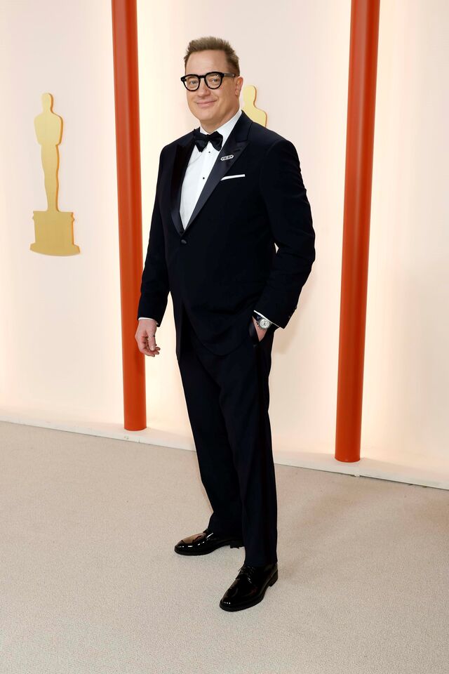 Os clássicos: Brendan Fraser em Giorgio Armani.