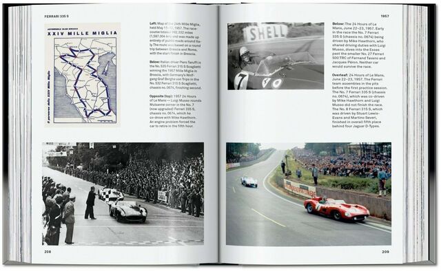 The 24 Hours Of Le Mains, uma das mais tradicionais corridas automobilísticas do mundo, em 1957.