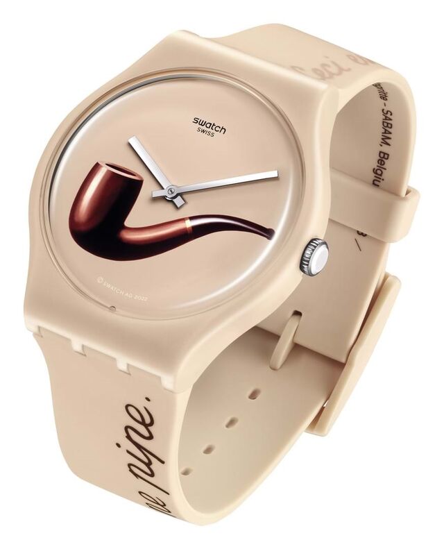 La Trahison des Images, René Magritte, €105, Swatch.