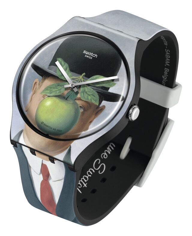 Le Fils de L'homme, René Magritte, €105, Swatch.