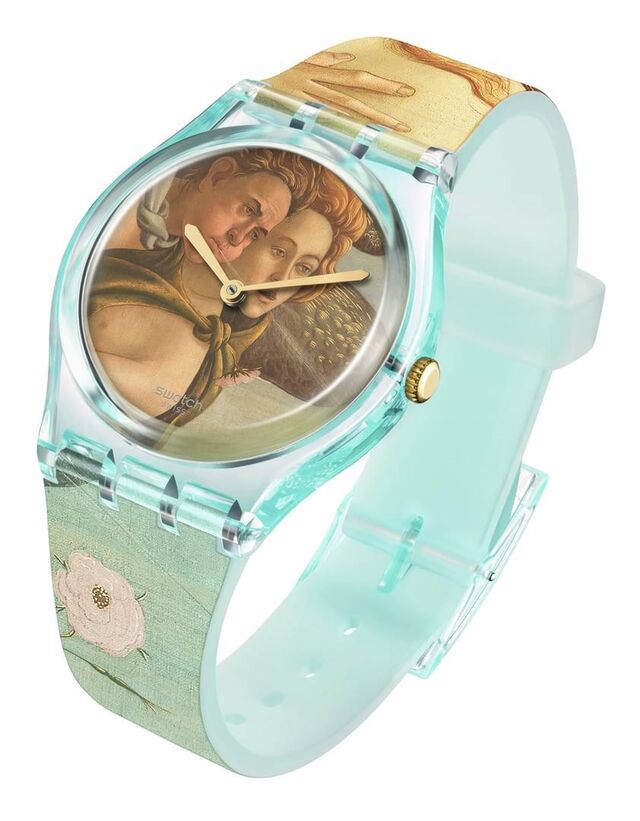 O Nascimento de Vênus, Sandro Botticelli, €95, Swatch.