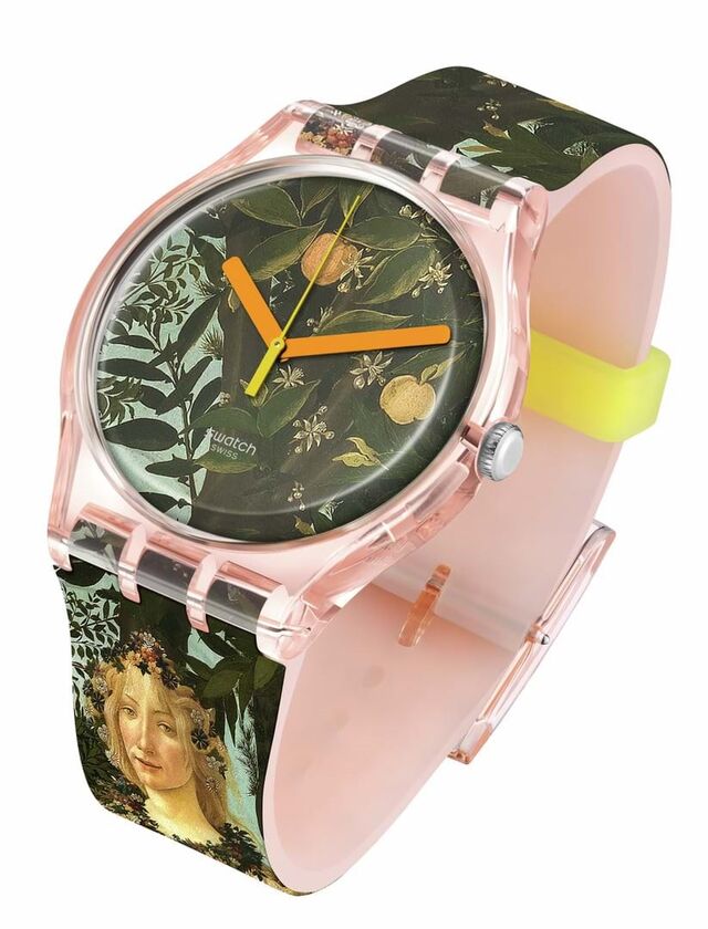 A Alegoria da Primavera, Sandro Botticelli, €105, Swatch.