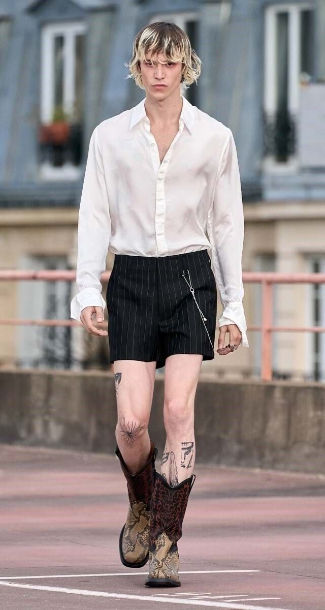 3. Calções curtos: Dries Van Noten.