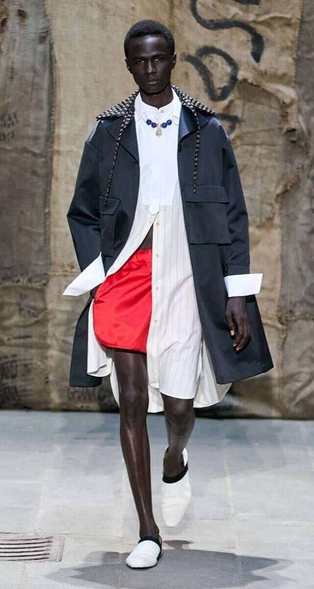 3. Calções curtos: Wales Bonner.