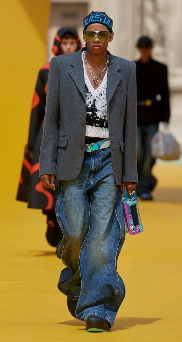 7. Denim: Louis Vuitton.