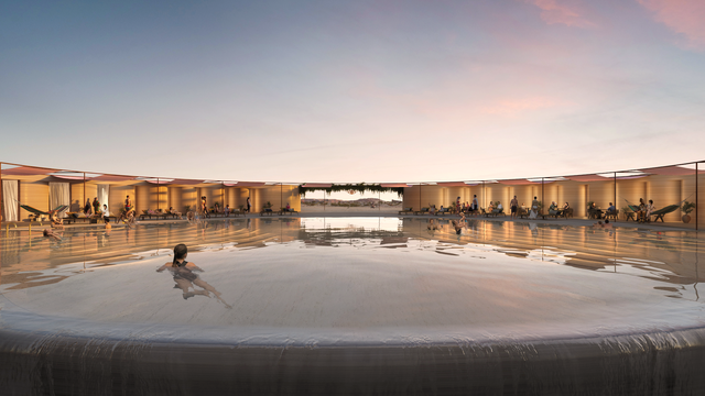 A evolução do El Cosmico inclui várias novas áreas: uma piscina, um hammam (banho turco) e mais zonas para oficinas de arte e de construção de competências."