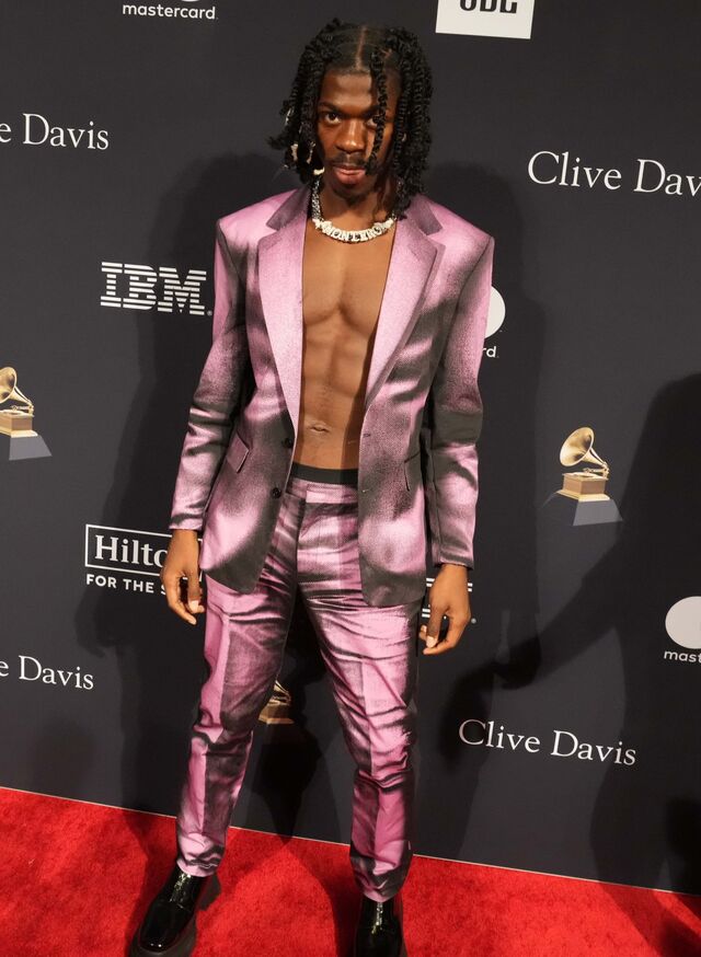 Lil Nas X na Pre-Grammy Gala, a 4 de Fevereiro.