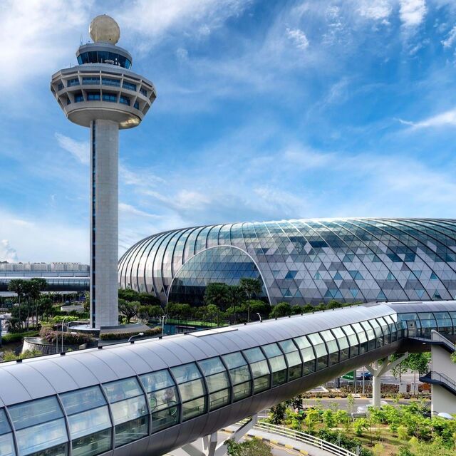 O aeroporto Changi foi considerado um dos melhores do mundo.