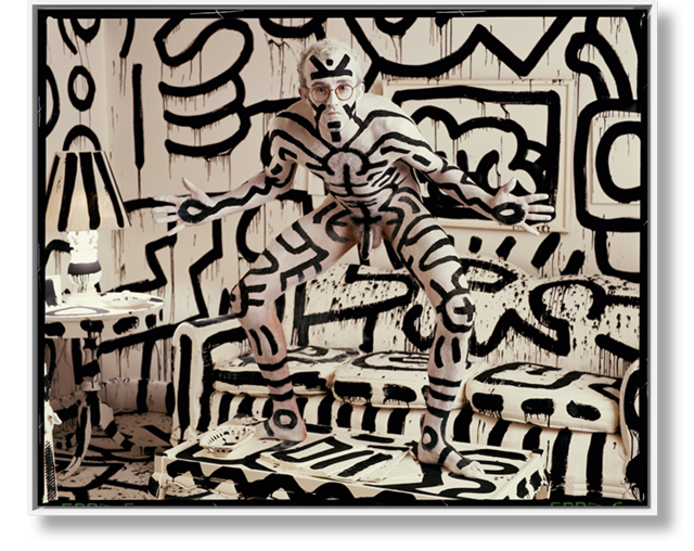 Art Edition com Keith Haring, na capa.