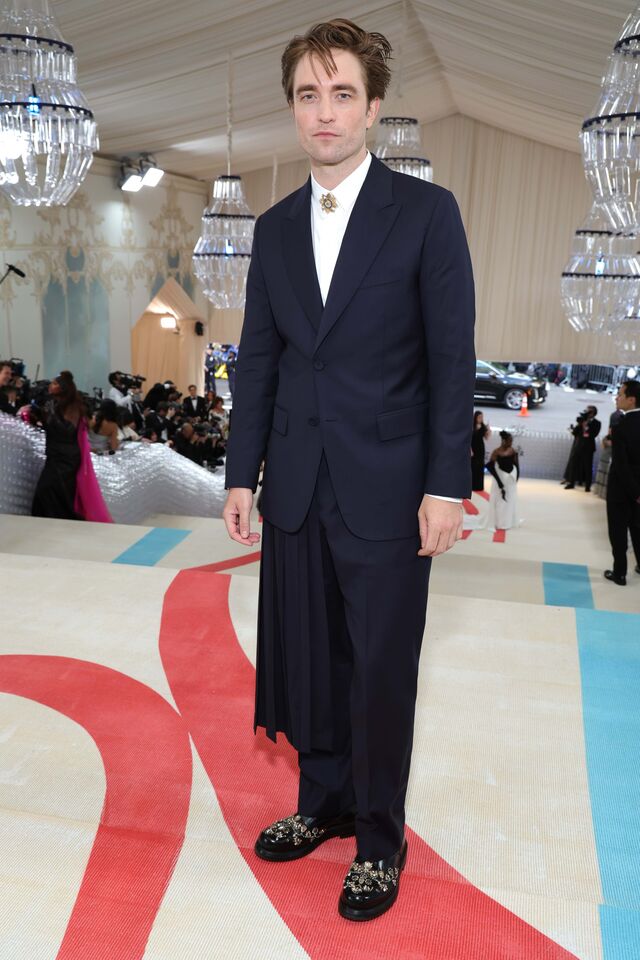 Robert Pattinson com fato Dior Homme.