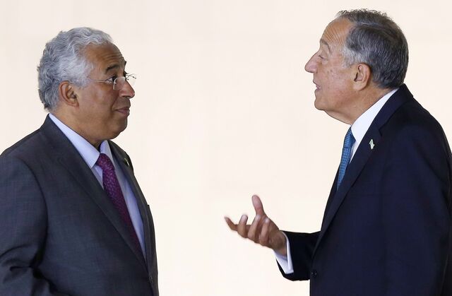 António Costa e Marcelo Rebelo de Sousa, em Brasília, 2004.