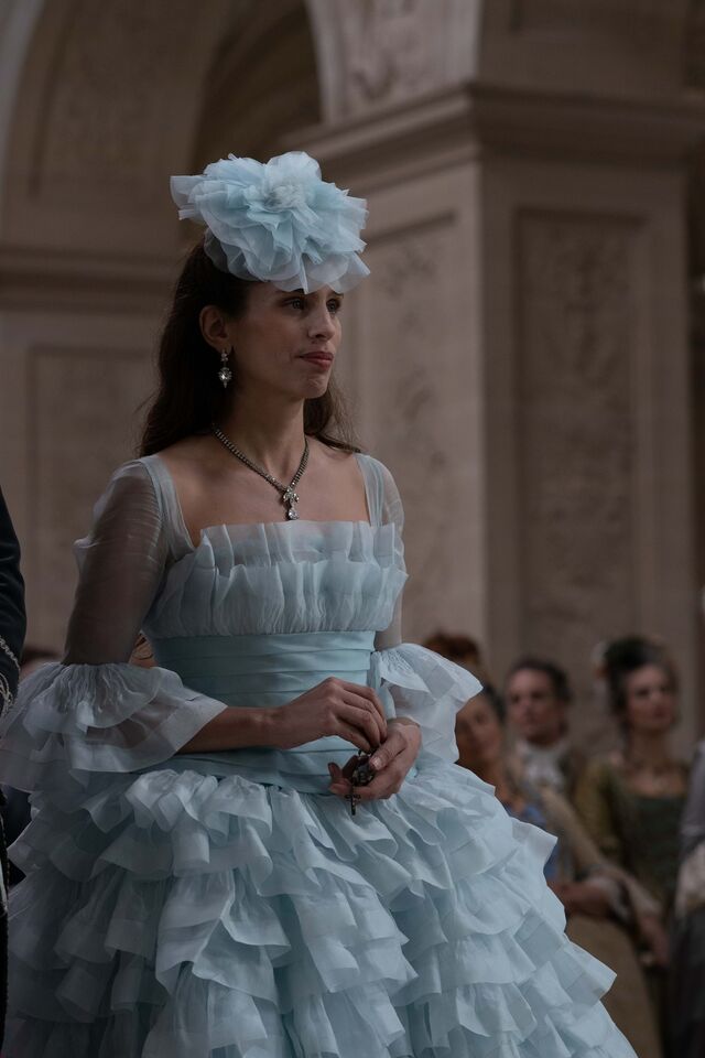 Maïwenn no set de Jeanne du Barry