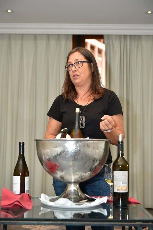 Joana Roque do Vale, responsável pela enologia da adega.
