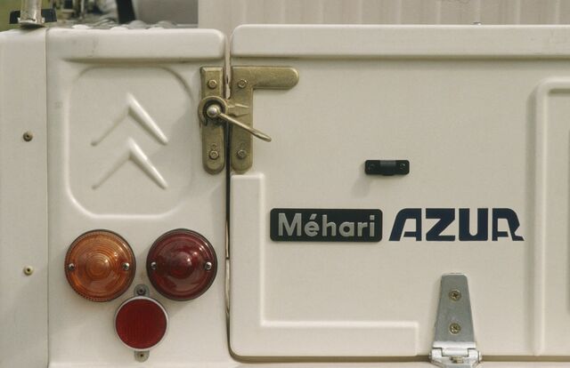 Simbolo Citroën Méhari Azur.