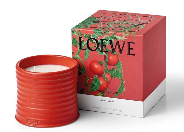 Vela da Loewe com essência de tomate