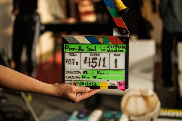 Início de gravação do filme.