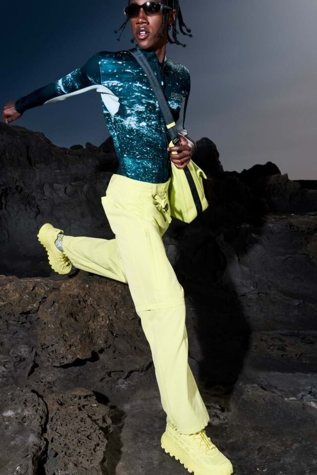 Campanha da coleção capsula Dior x Parley fotografada por Till Janz.