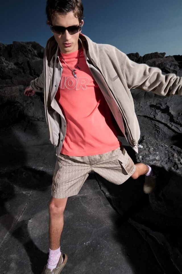 Campanha da coleção capsula Dior x Parley fotografada por Till Janz.