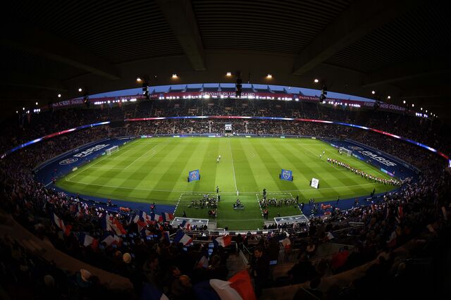 Parc des Princes, em Paris, estádio do PSG.