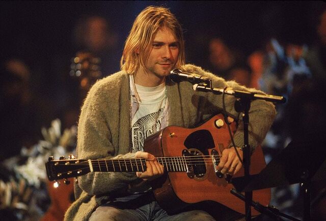 Kurt Cobain em 1993.