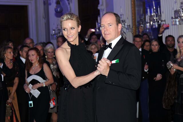 Príncipe Alberto e Charlene do Mónaco.
