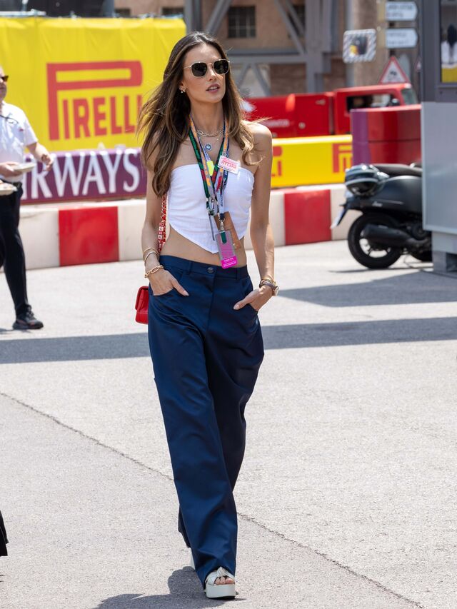 A modelo brasileira Alessandra Ambrosio.