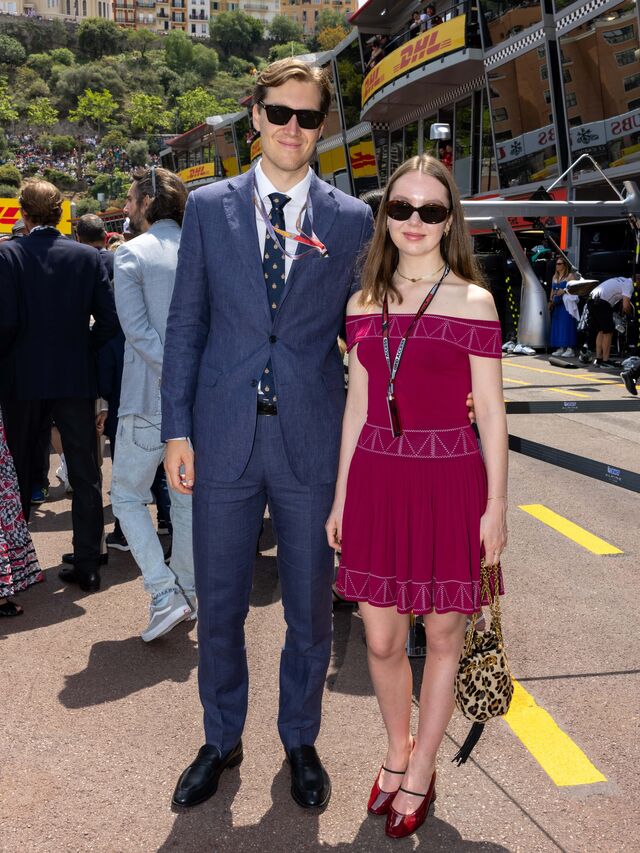 A filha mais nova de Carolina do Mónaco, Alessandra de Hanover, com o namorado Ben-Sylvester.