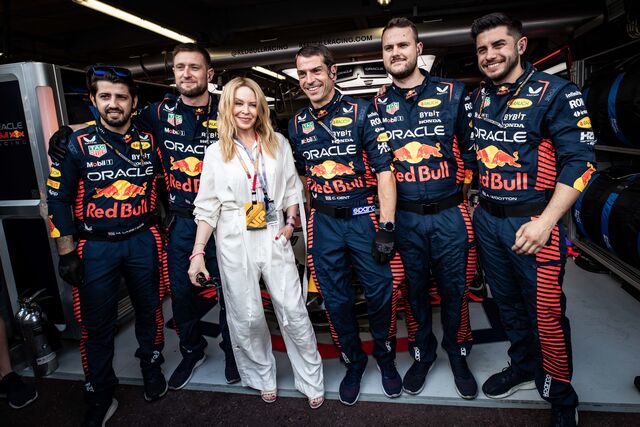 A cantora australiana Kylie Minogue.