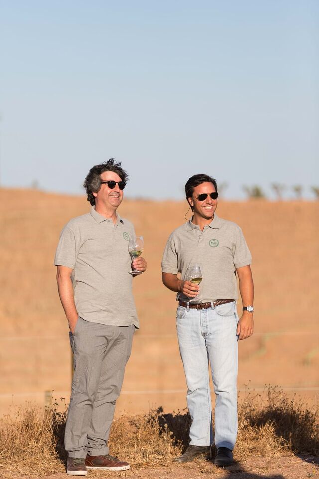 Enólogos Jorge Alves e António Cavalheiro.