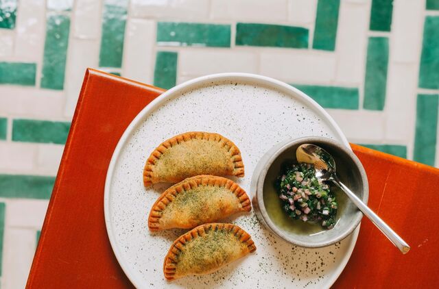 Empanadas de ensopado de borrego