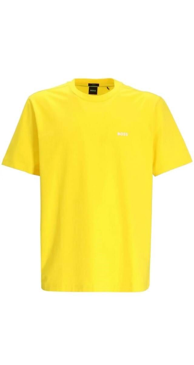 T-shirt em algodão, € 79.95, Boss.