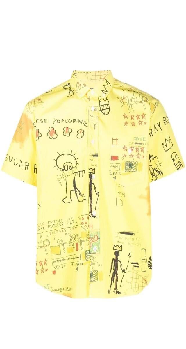 Camisa em algodão estampado, € 825, Junya Watanabe.