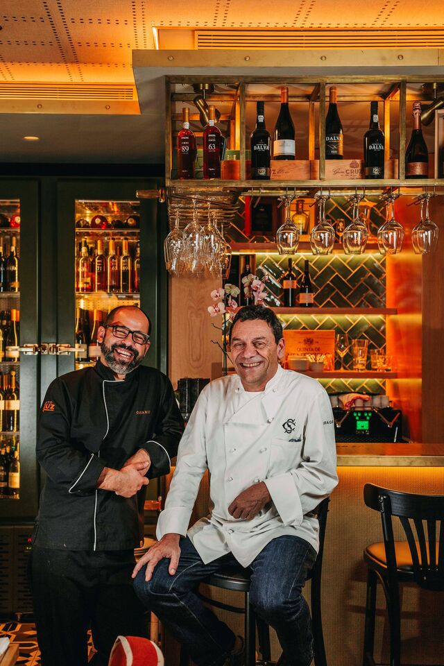Chefs Miguel Castro e Silva e José Guedes.