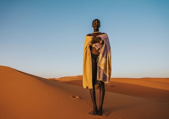 Toalhas de praia inspiradas no deserto do Saara