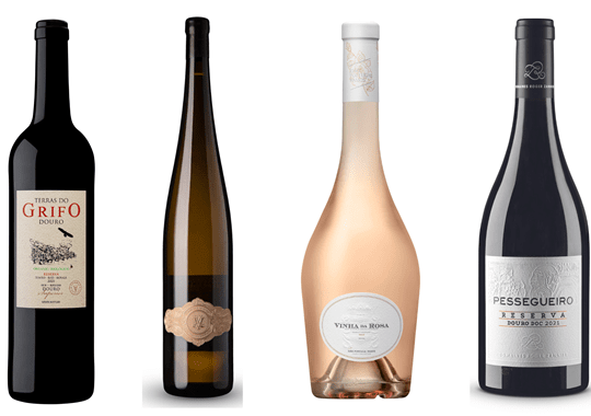 4 vinhos e as suas histórias: um rosado além-fronteiras, um vinho viciante e dois tintos do Douro