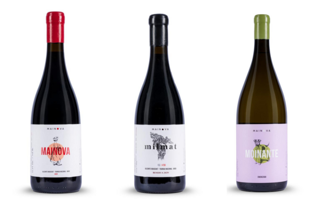 Mainova Tinto 2020, Milmat Tinto Reserva 2020, Moinante Encruzado 2020.