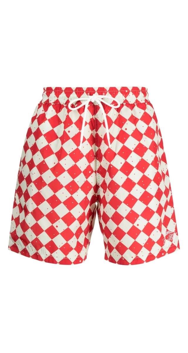 Calções de banho estampados, €204, Billionaire Boys Club.
