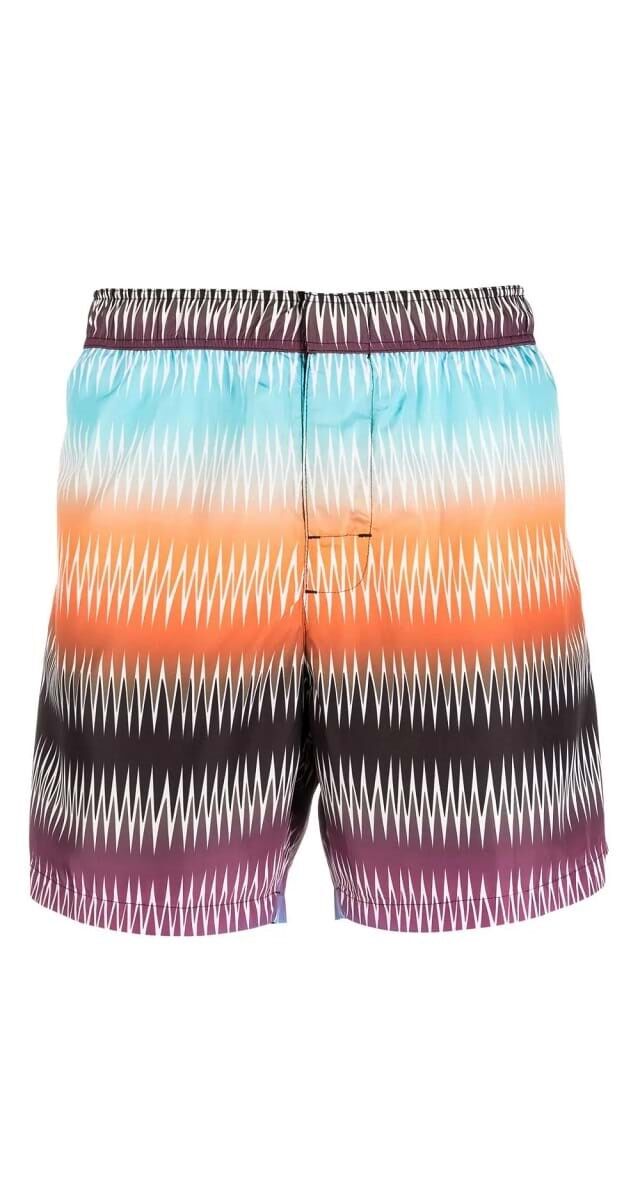 Fato de banho estampado, €320, Missoni.